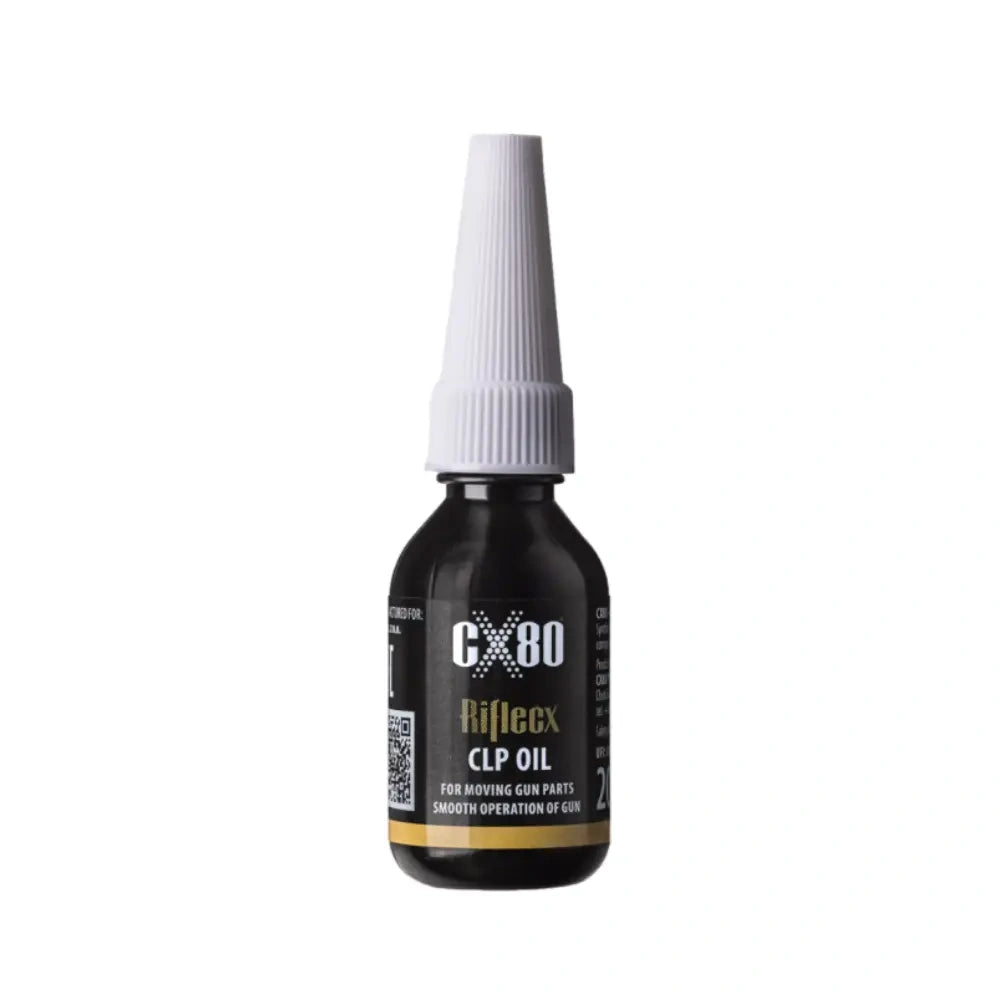 RifleCX CLP ginklo alyva 20 ml (Clean–Lubricate–Protect)