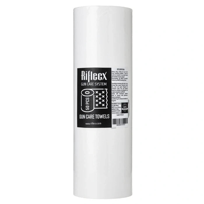RifleCX ginklo priežiūros šluostės (Gun Care Towels) 50 vnt.