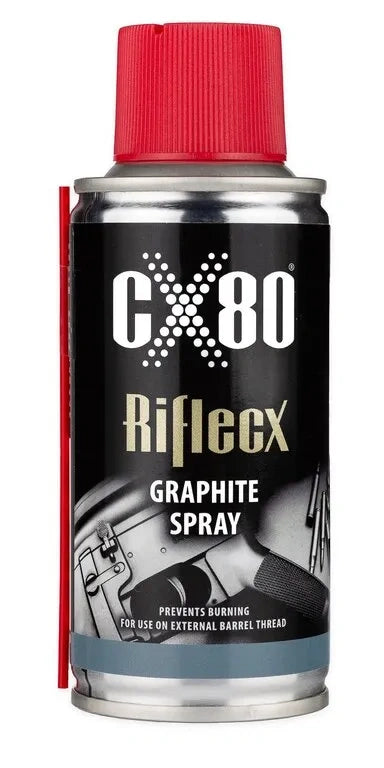 RifleCX grafitinis ginklo tepalas (Graphite Spray) 150 ml