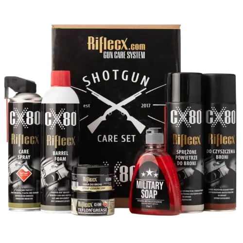 RifleCX šratinio ginklo priežiūros rinkinys (Shotgun Care Kit)