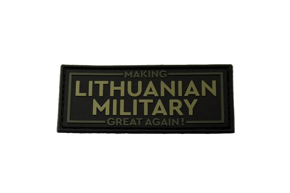 Antsiuvas PVC „Lithuanian Military“