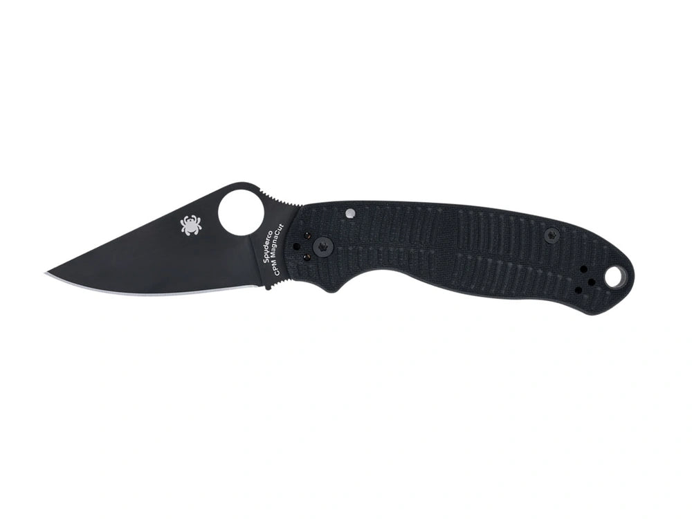 Atlenkiamas peilis Spyderco PARA 3 SALT G-10 BLACK CPM MAGNACUT PLAIN C223GMCBKP