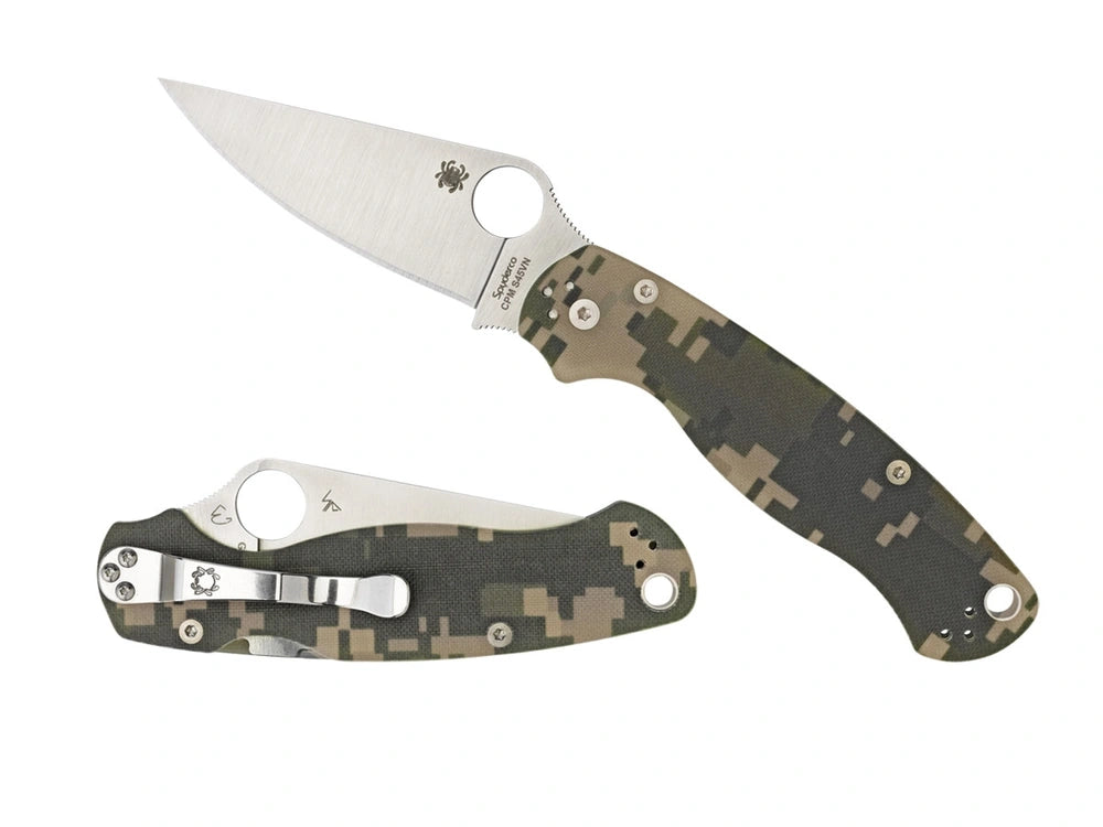 Atlenkiamas peilis Spyderco PARA MILITARY 2 G-10