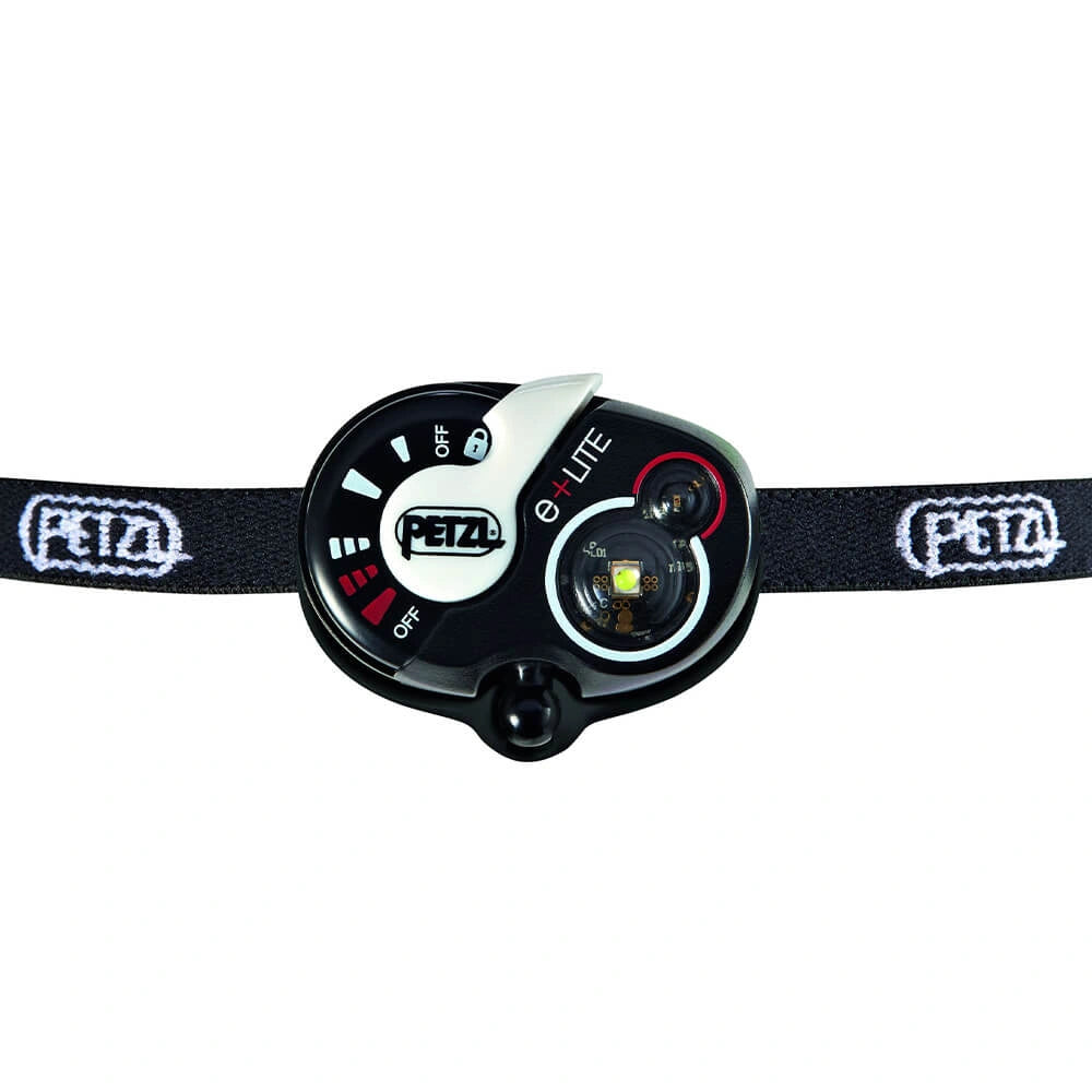 Avarinis galvos prožektorius Petzl E+Lite su švilpuku, 40 lm