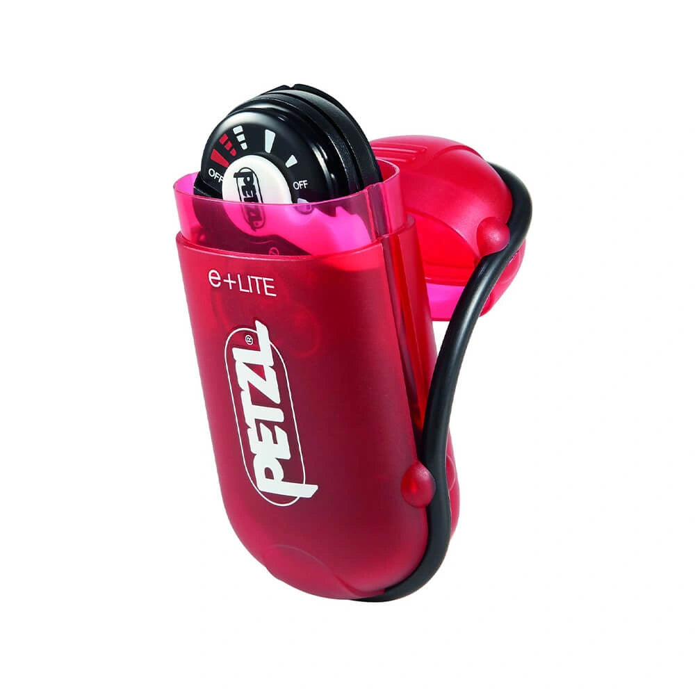 Avarinis galvos prožektorius Petzl E+Lite su švilpuku, 40 lm