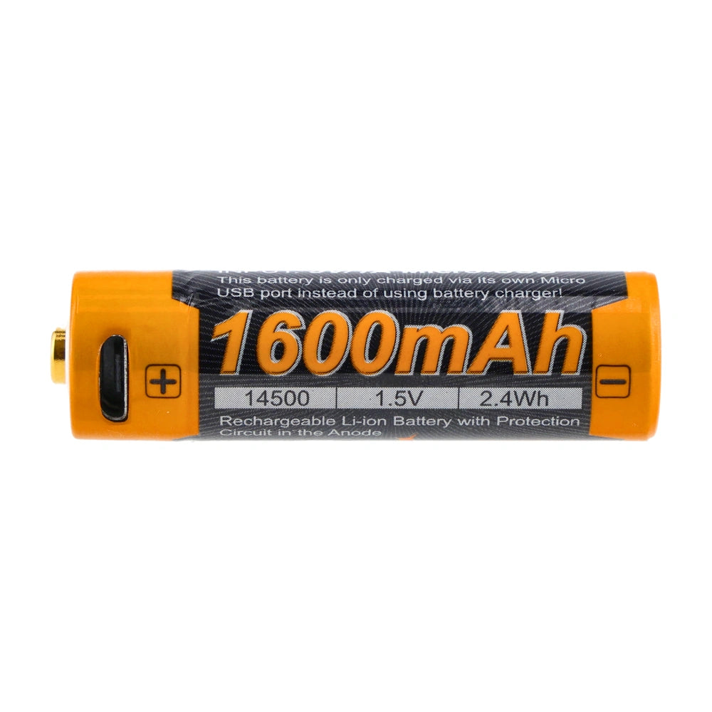 USB įkraunama baterija Fenix ARB-L14U 14500 1600 mAh