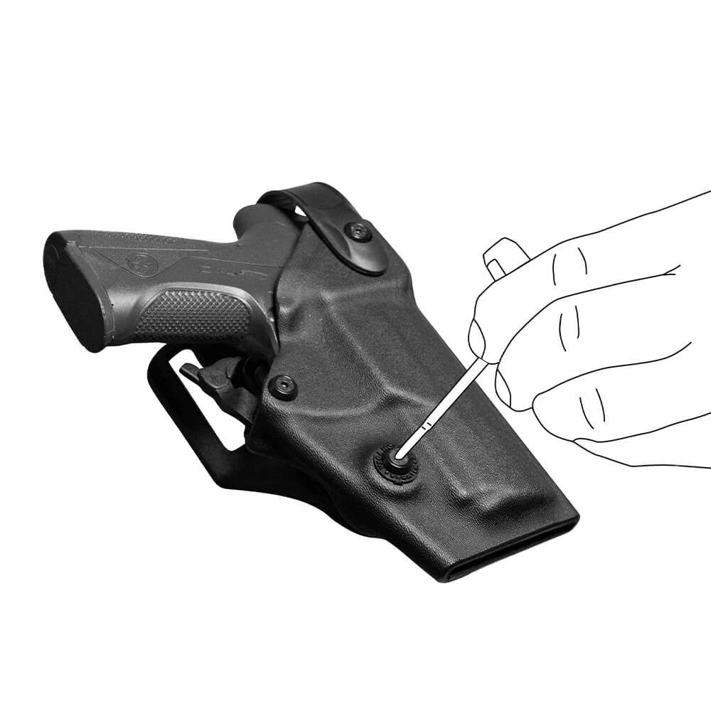 Dėklas pistoletui VEGA Vegatek Duty VKD800, tinka Beretta 92/98 - PAMAS / MAS-G1