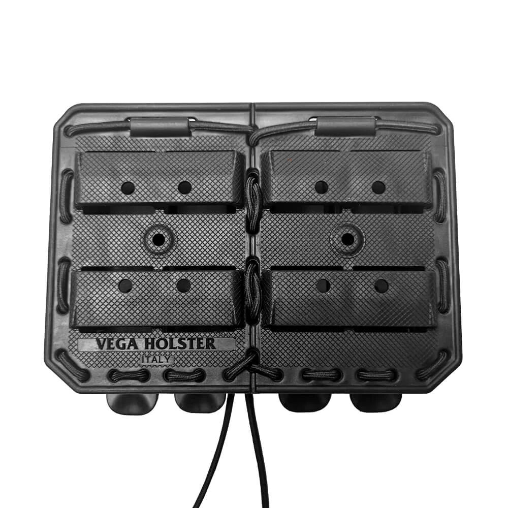 Dvigubas dėtuvės dėklas VEGA Bungy 8BL17, tinka M4/AR16