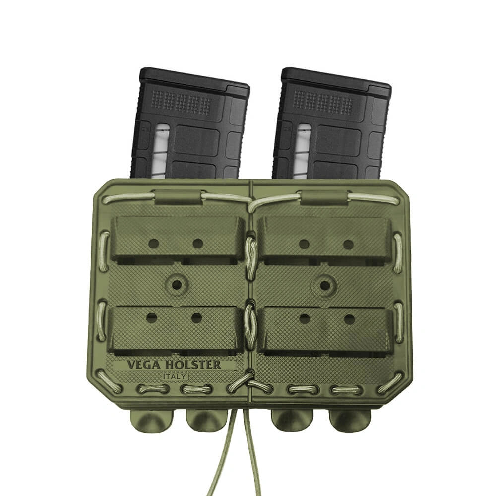Dvigubas dėtuvės dėklas VEGA Bungy 8BL17, tinka M4/AR16