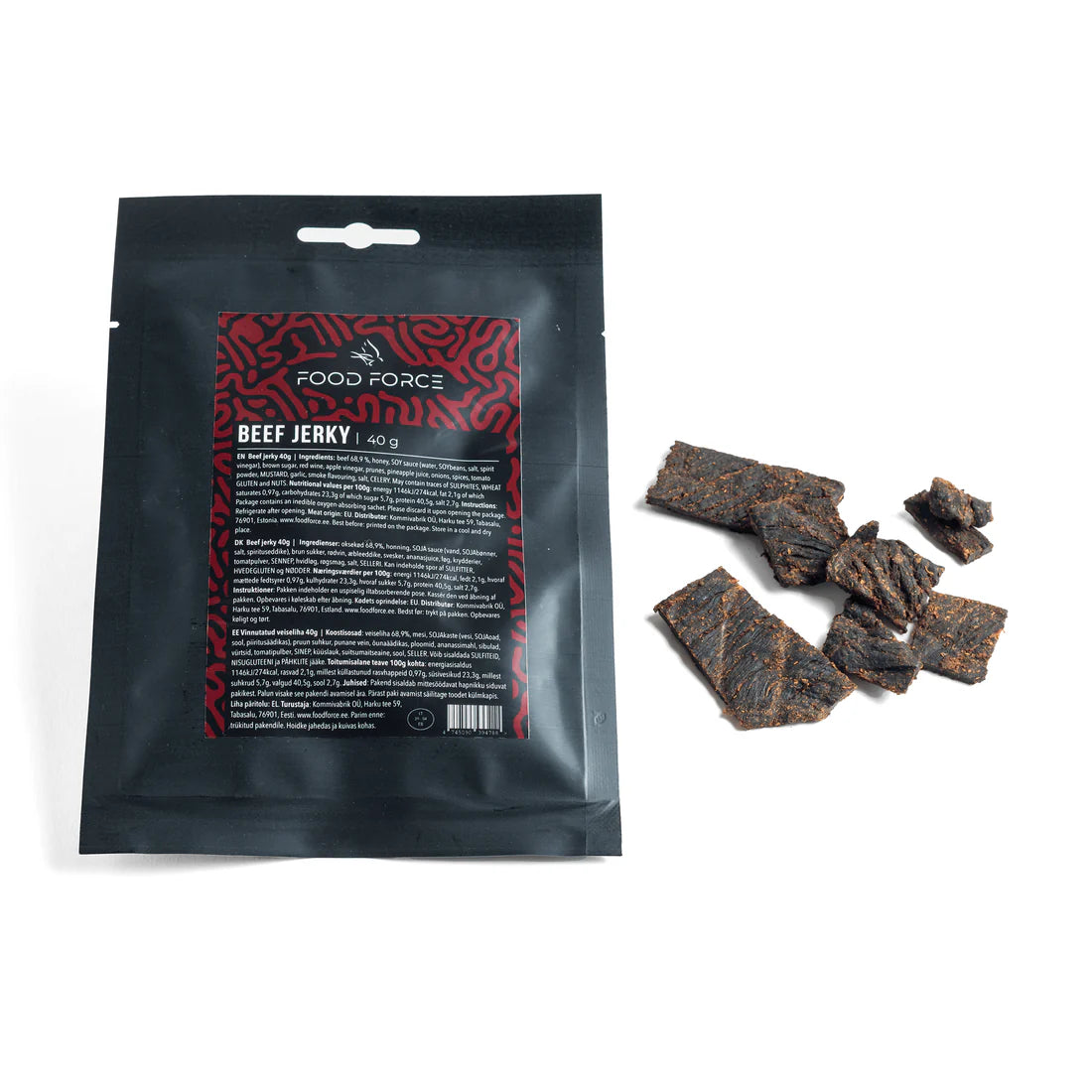 Džiovinta jautiena, 40 g Food Force