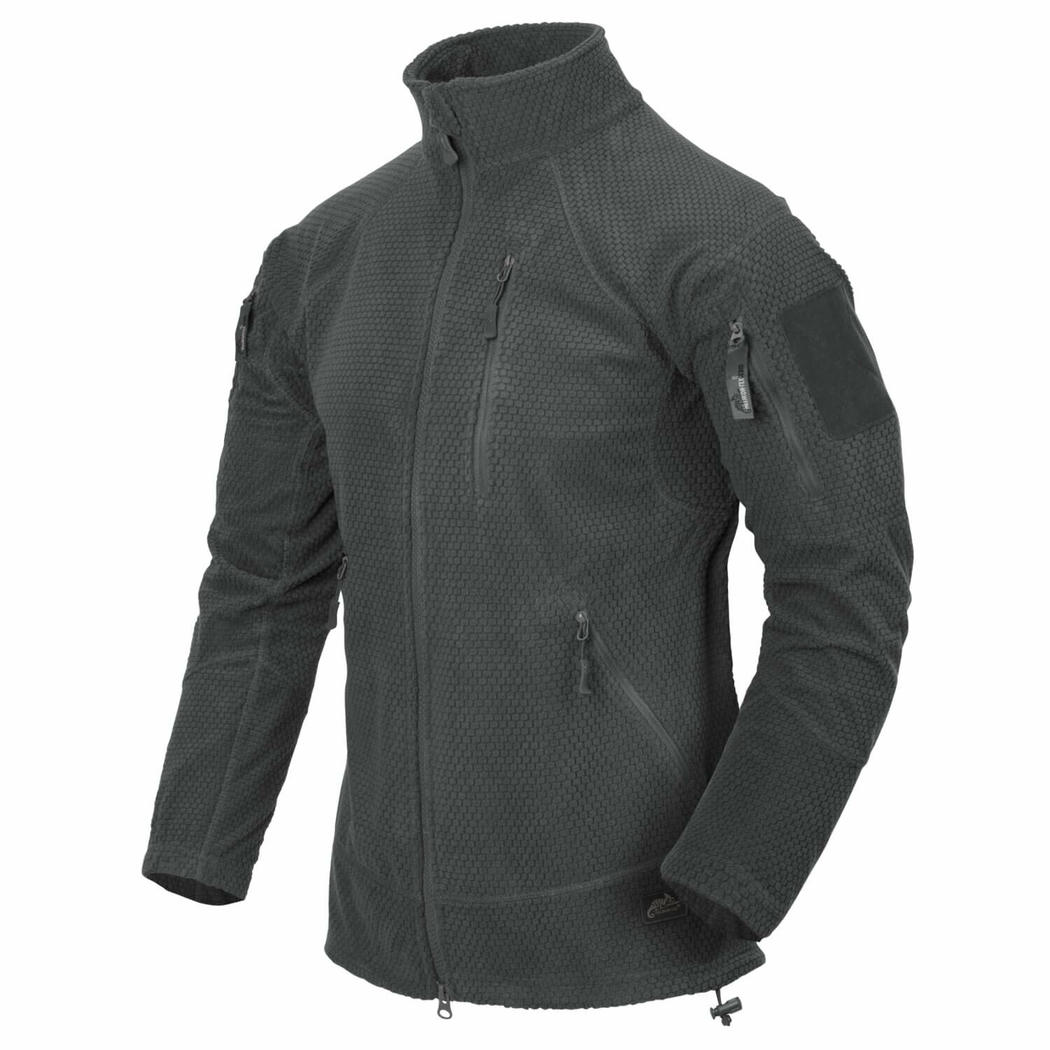 taktinis flisinis dzemperis helikon-tex alpha tactical shadow grey