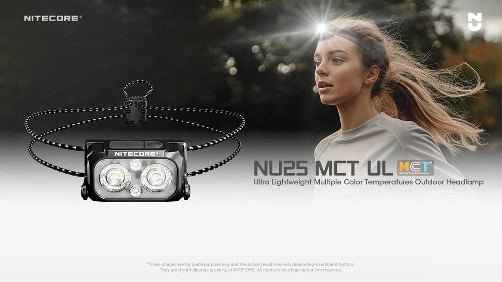 Galvos žibintuvėlis Nitecore NU25 MCT UL, 400lm