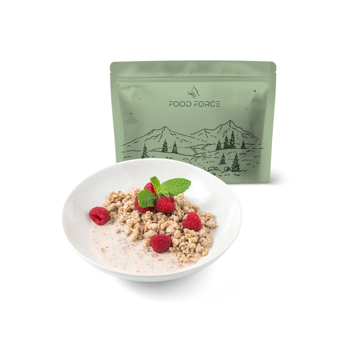 Granola miusliai su avietėmis Food Force