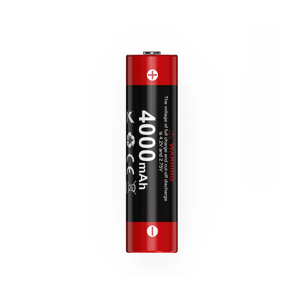 Įkraunama ličio baterija Klarus 18650 4.2V 4000 mAh