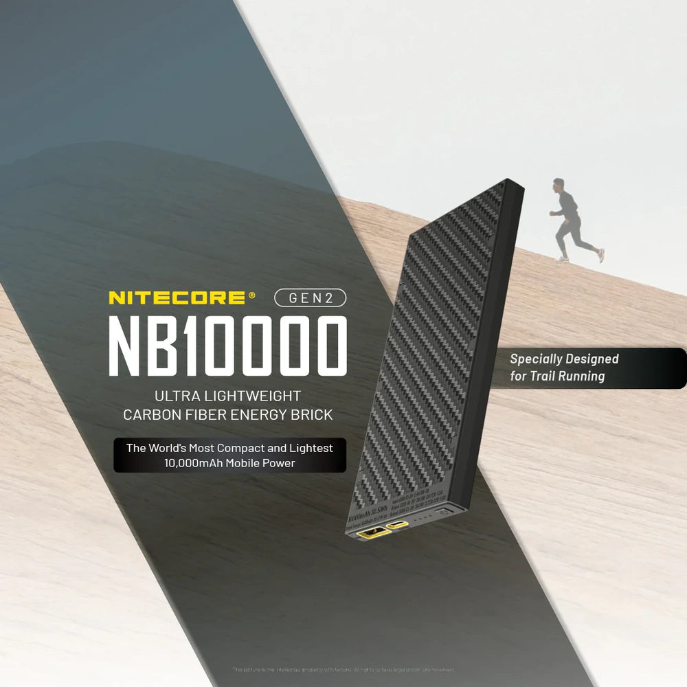 Išorinė baterija Nitecore NB10000 Gen 2, 10000mAh