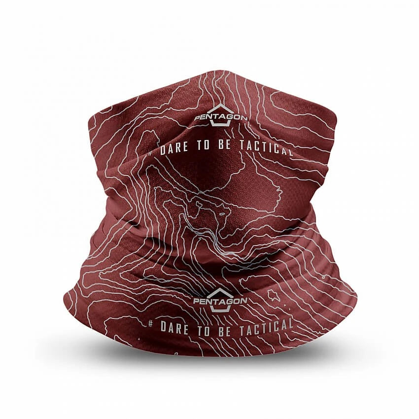 Kaklamautė Pentagon Skiron "Topographic Map"