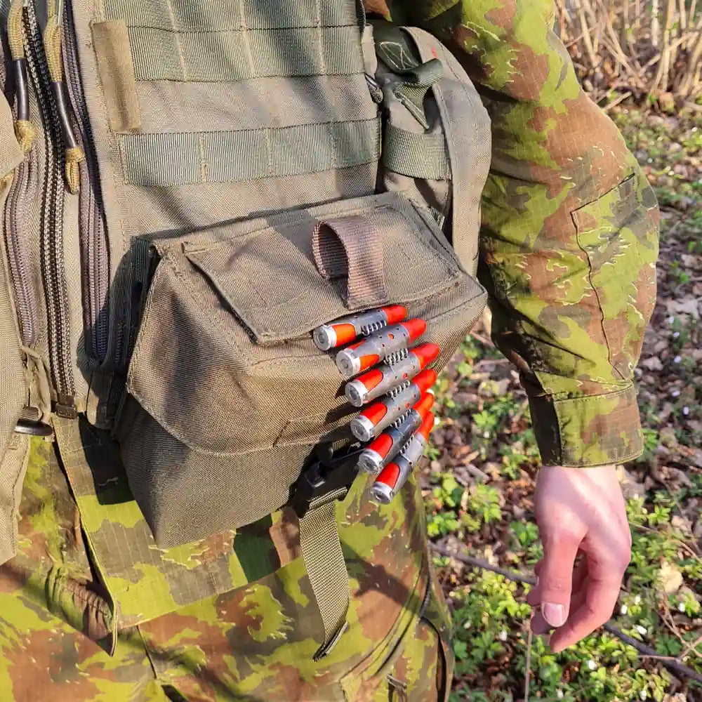 Kulkosvaidžio 100 šov. juostos dėklas Matuza-Tactical