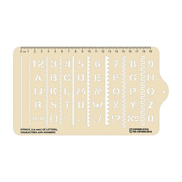 Liniuotė M-Tac Ecopybook Stencil symbols NATO