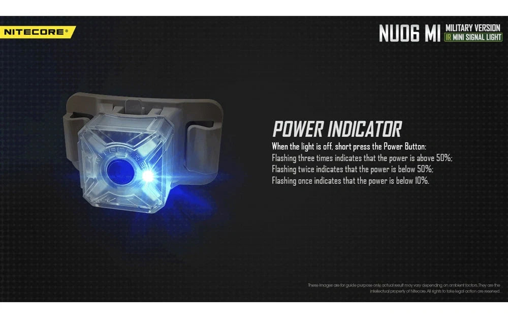 Nitecore NU06 MI mini signalinė lempa