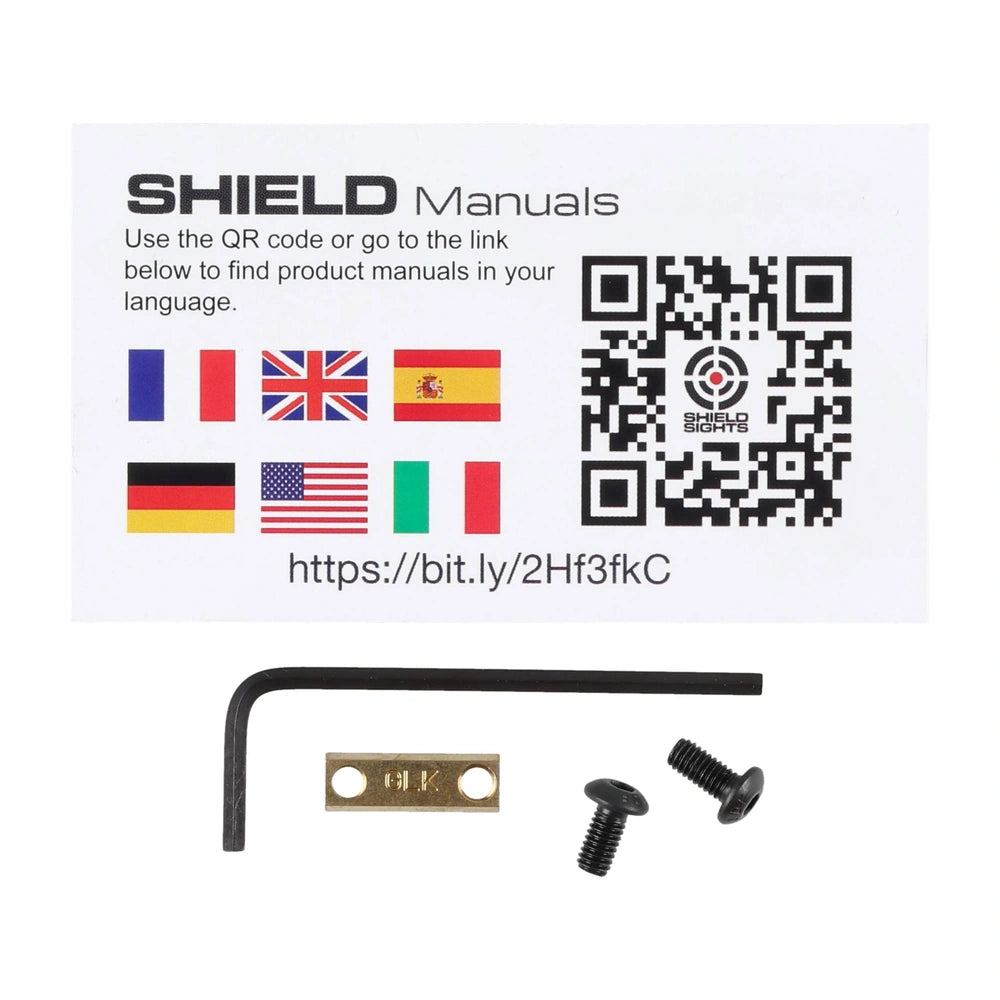 Montavimo plokštelė kolimatoriui Shield Sights SMS/RMS, Glock 17 ir 19 pistoletams
