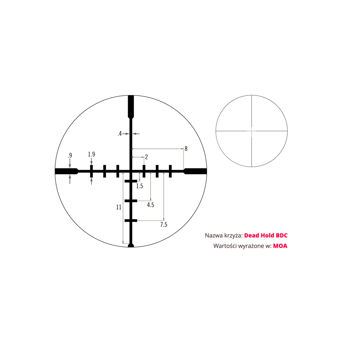 Optinis taikiklis Vortex Crossfire II 2-7x32 1'' BDC
