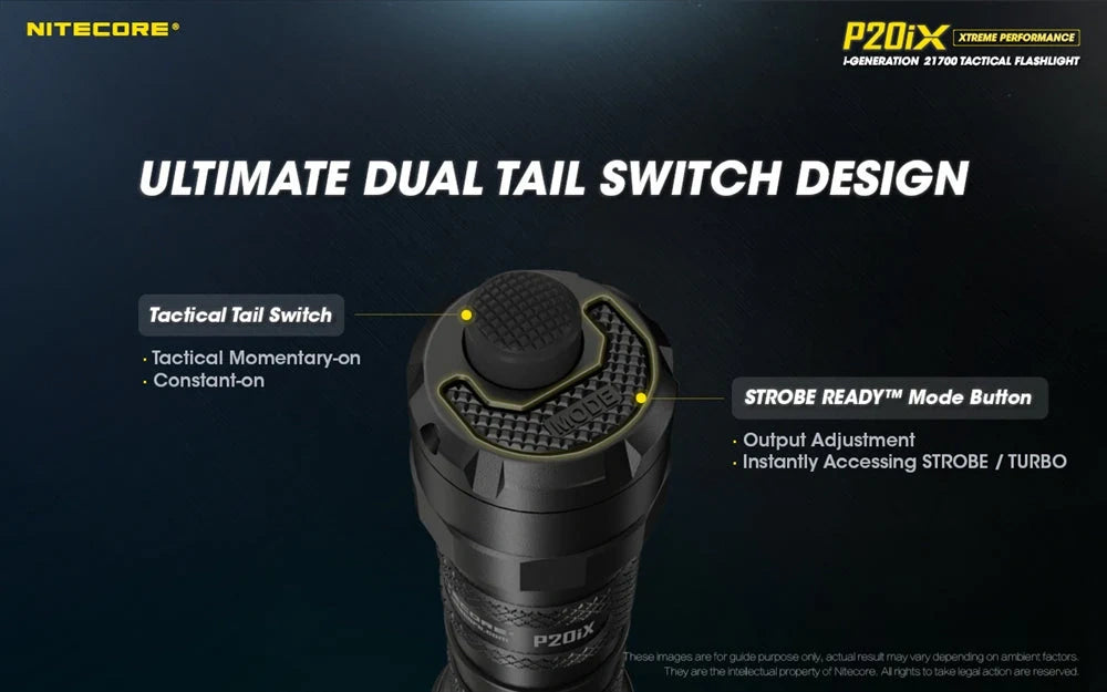 Žibintuvėlis Nitecore P20iX, 4000lm.