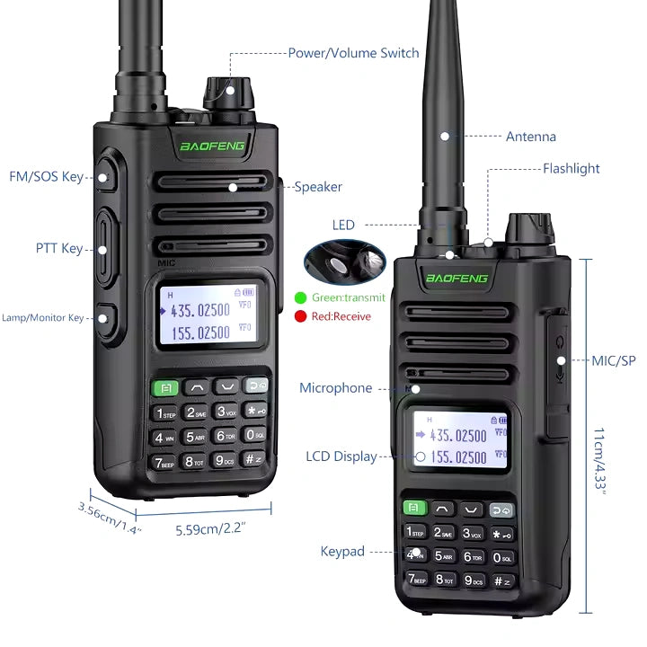 Radijo stotelė Baofeng UV-13 PRO V2