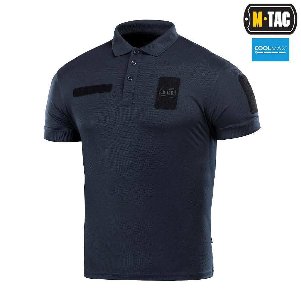Taktiniai marškinėliai M-Tac Elite Tactical Coolmax, polo stiliaus