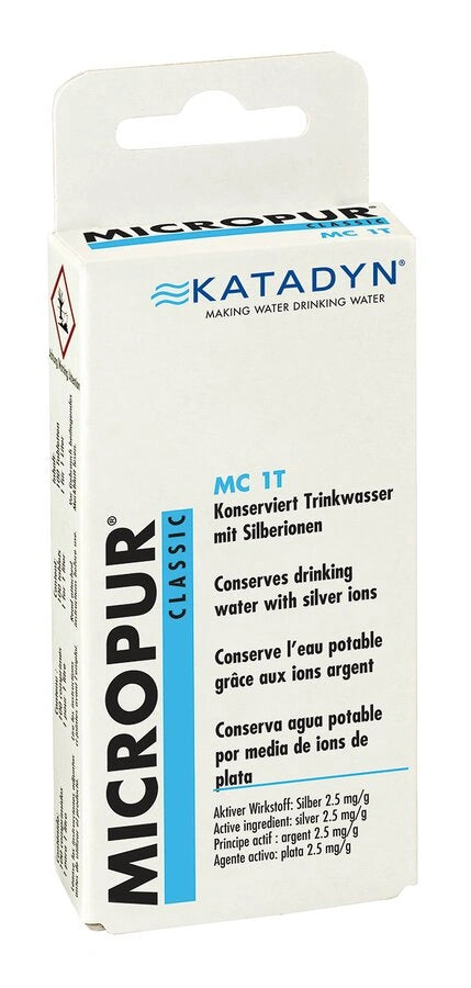 Vandens dezinfekavimo tabletės Katadyn Classic MC 1T, 100vnt.