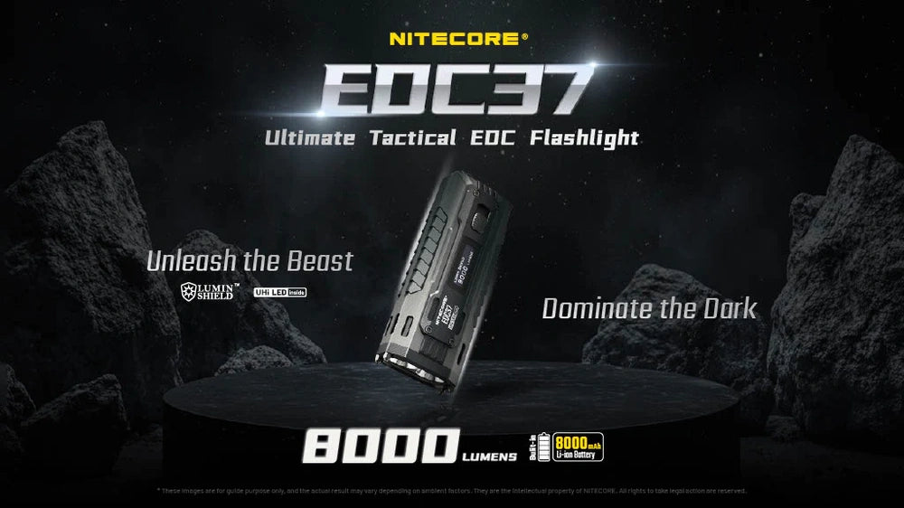 Žibintuvėlis Nitecore EDC37, 8000lm