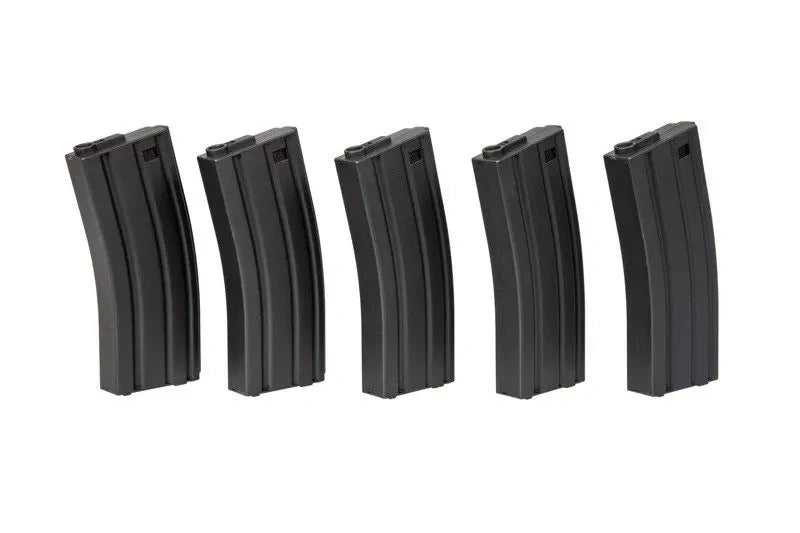 5 dėtuvės Mid-Cap M4/M16 Replikoms, 120 BB’s