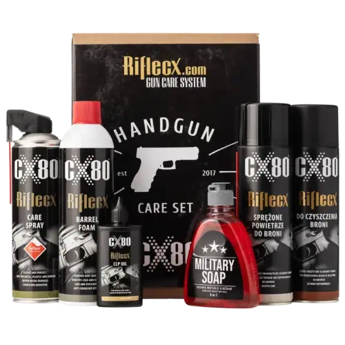 RifleCX pistoleto priežiūros rinkinys (Handgun Care Kit)