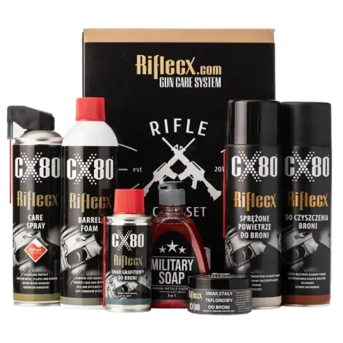 RifleCX šautuvo priežiūros rinkinys (Rifle Care Kit)