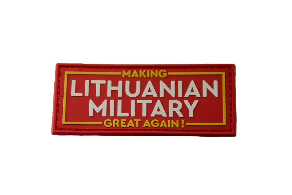 Antsiuvas PVC „Lithuanian Military“