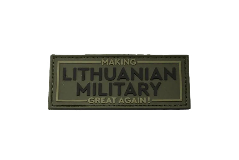 Antsiuvas PVC „Lithuanian Military“