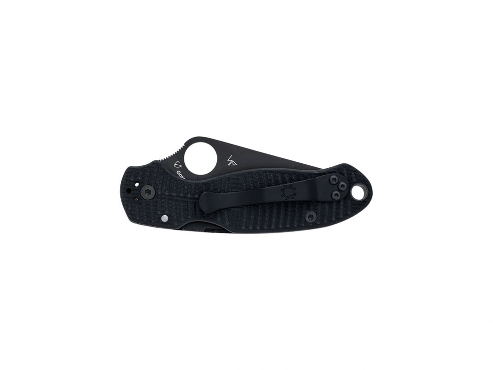 Atlenkiamas peilis Spyderco PARA 3 SALT G-10 BLACK CPM MAGNACUT PLAIN C223GMCBKP