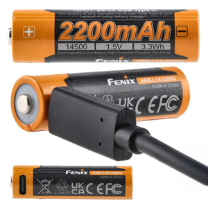 Įkraunama baterija AA Fenix ARB-L14-2200U USB (2200mAh 1,5V)