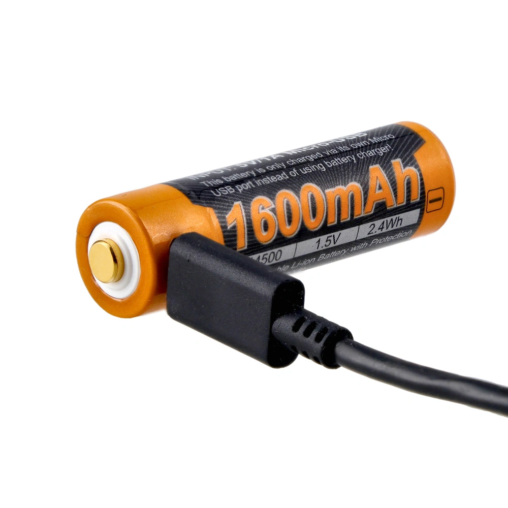 USB įkraunama baterija Fenix ARB-L14U 14500 1600 mAh