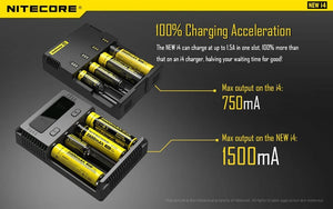 Nitecore i4 universalus išmanusis akumuliatorių įkroviklis