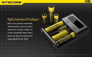 Nitecore i4 universalus išmanusis akumuliatorių įkroviklis