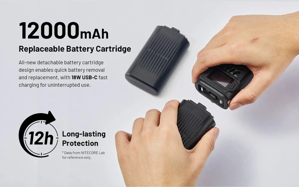 Elektroninis repelentas Nitecore EMR25 su 12000mAh baterija