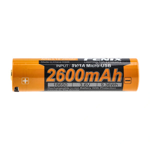 Įkraunama baterija su micro-USB Fenix ARB-L18U (18650 2600 mAh 3,6 V)