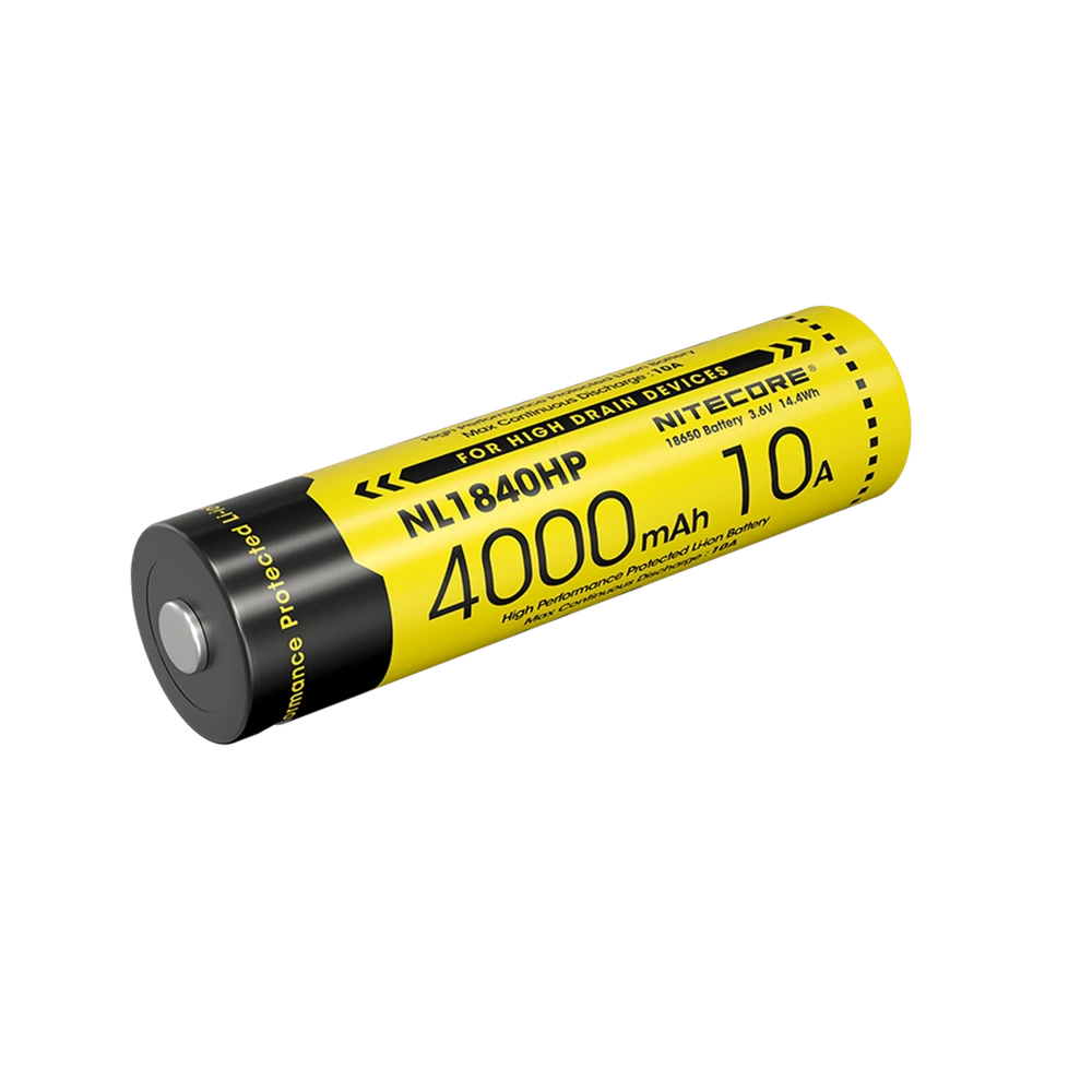 įkraunama 18650 Li-ion baterija Nitecore NL1840HP– 4000mAh