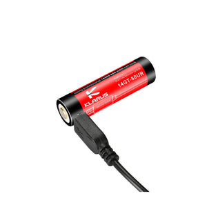 Įkraunama ličio baterija Klarus 14500 3.7V 800 mAh