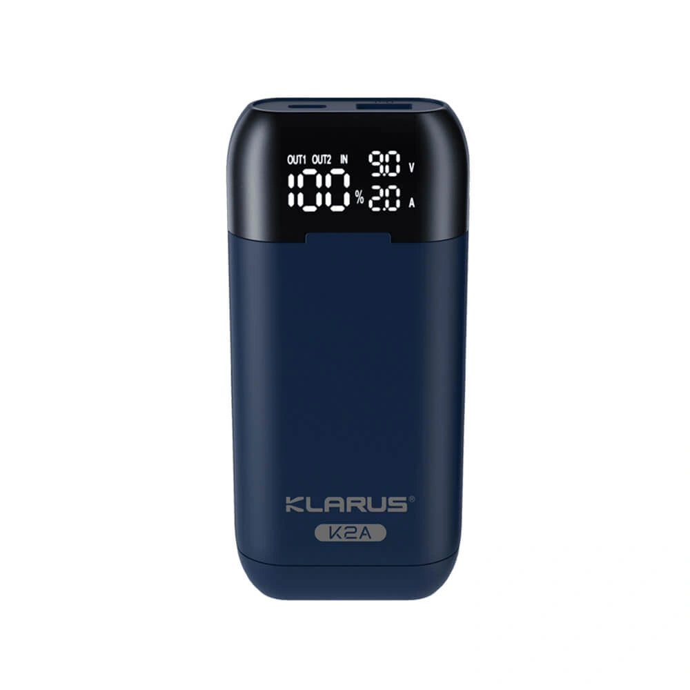 Įkroviklis Klarus K2A 3-in-1, 21700/20700/18650 įkraunamoms baterijoms