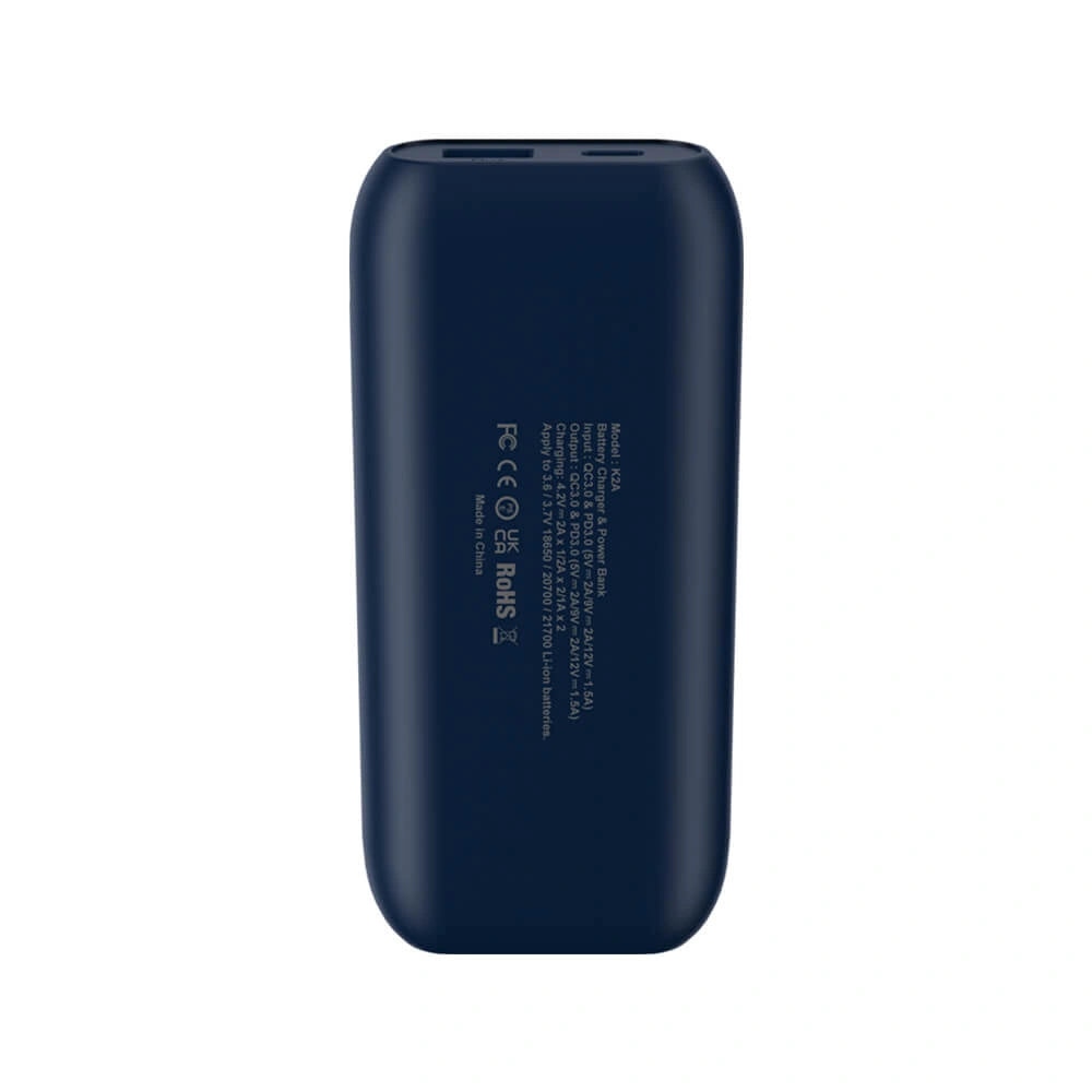 Įkroviklis Klarus K2A 3-in-1, 21700/20700/18650 įkraunamoms baterijoms