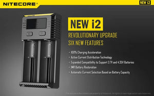 Nitecore i2 universalus akumuliatorių įkroviklis