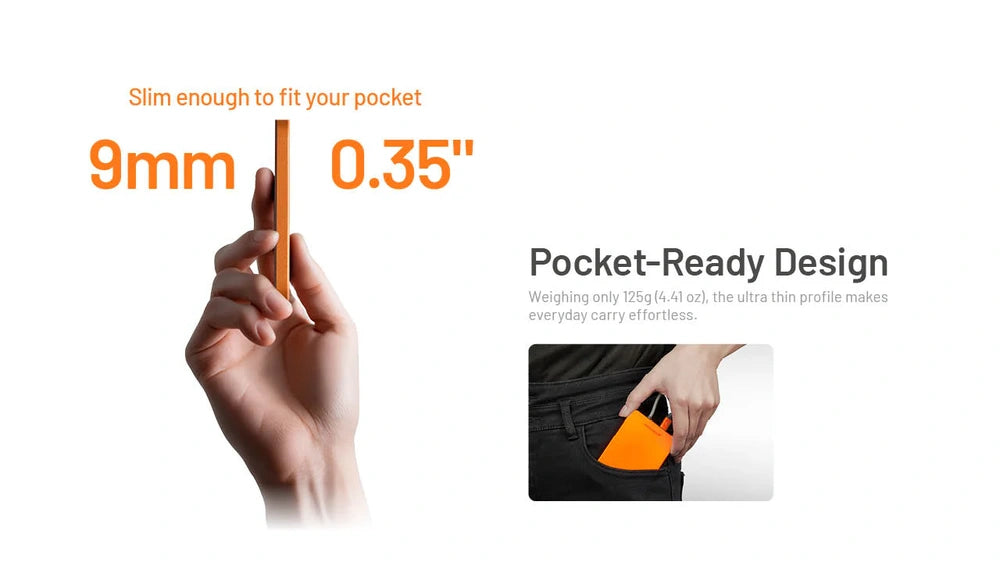 Išorinė baterija Nitecore Pocket 5, 5000mAh