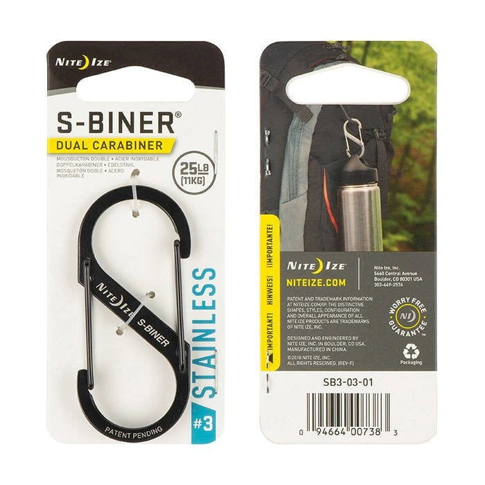 Karabinas Nite Ize S-Biner #3, 6cm