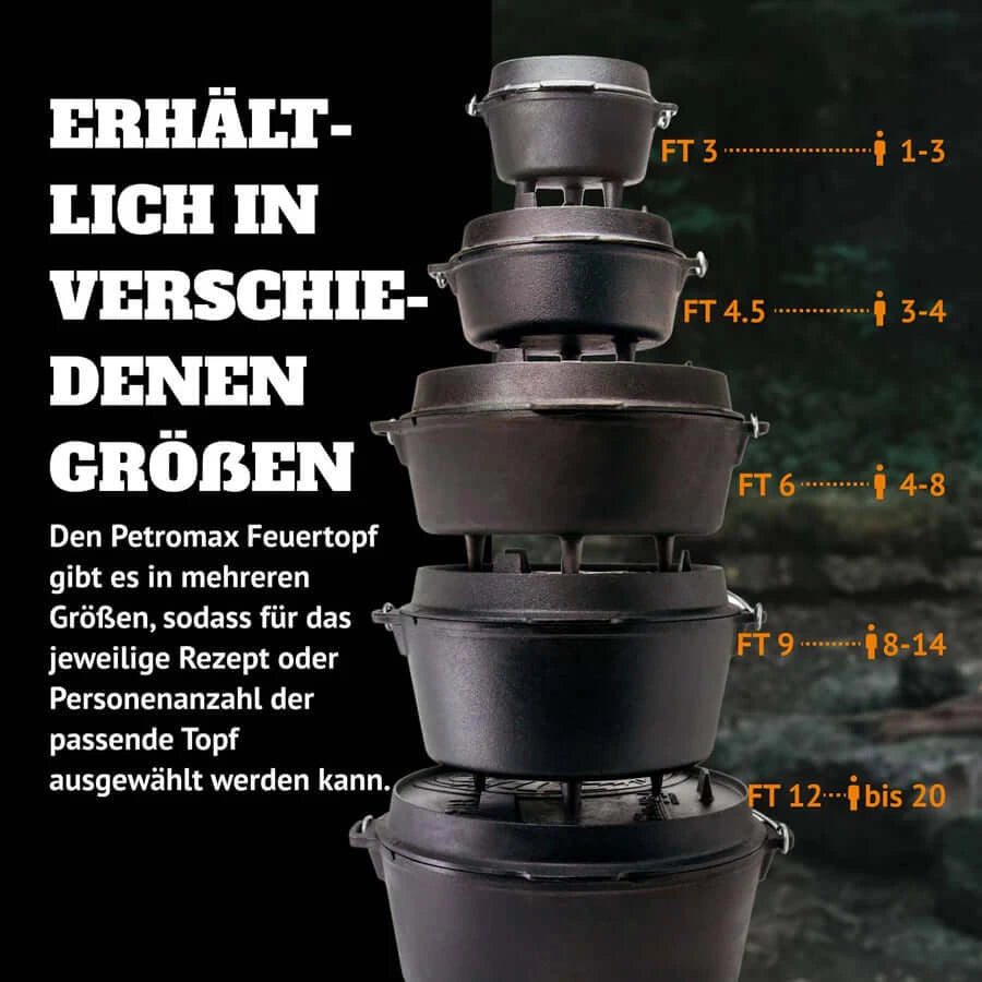 Ketaus puodas PETROMAX DUTCH OVEN